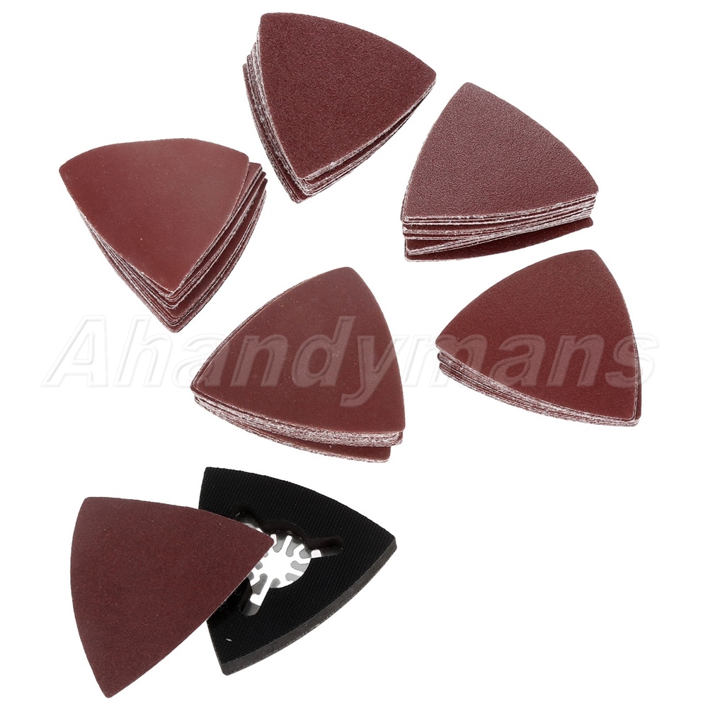 100pcs Sanding Sheet Sandpaper & Finger Sanding Pad Multi Tool Power
