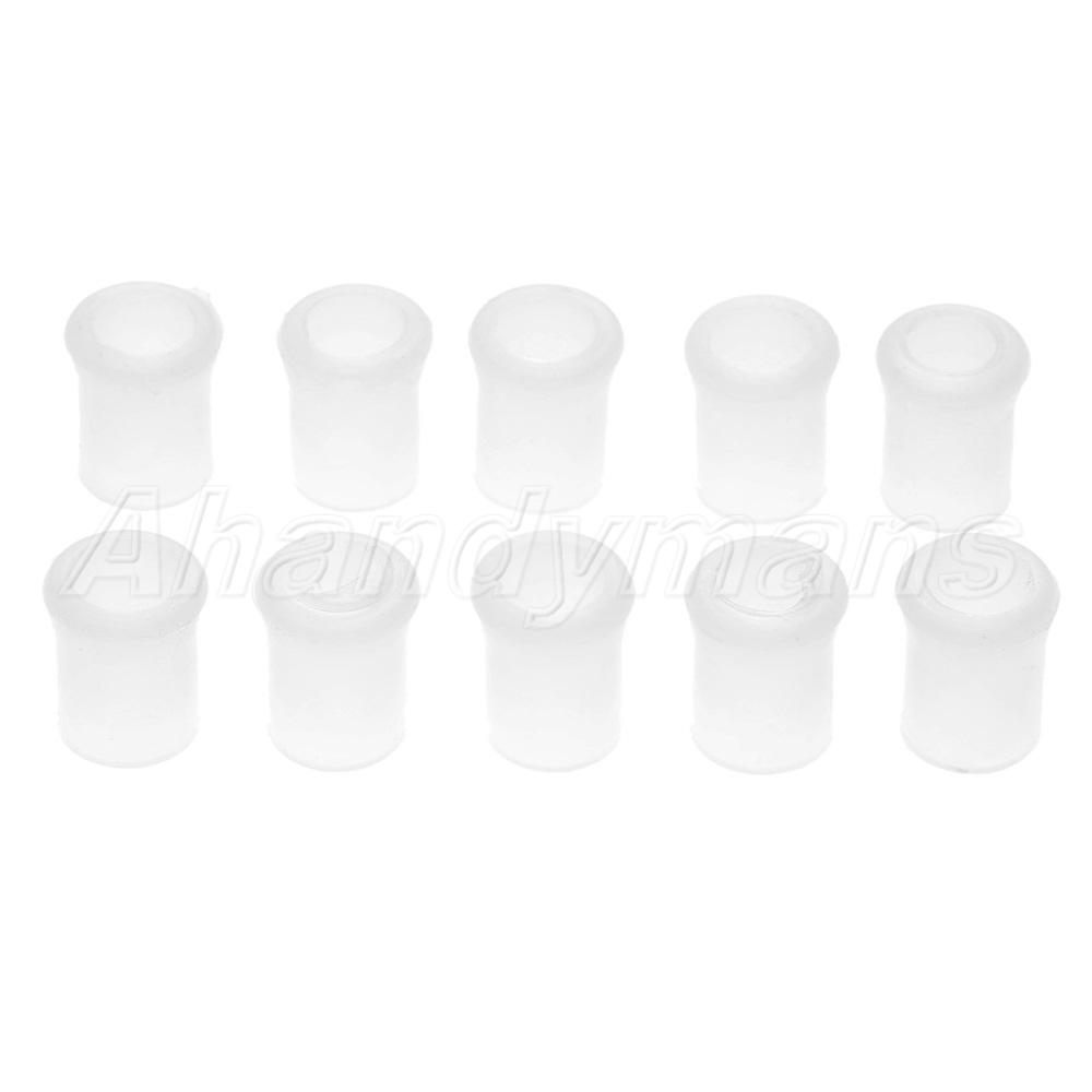 10Pcs Soft Rubber Tobacco Smoking Pipe Tip Grips Stem Protectors 9mm