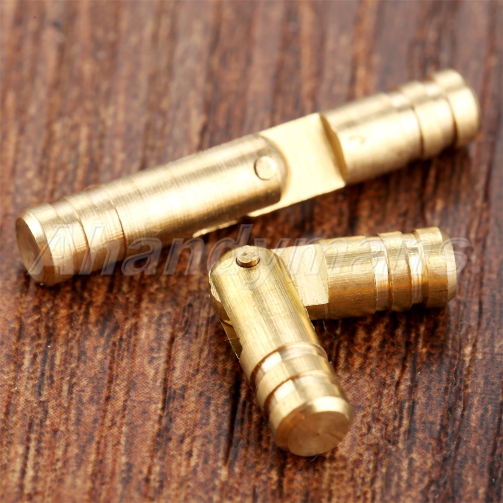 40pcs Brass Barrel Invisible Jewelry Box Hinge Hidden Concealed