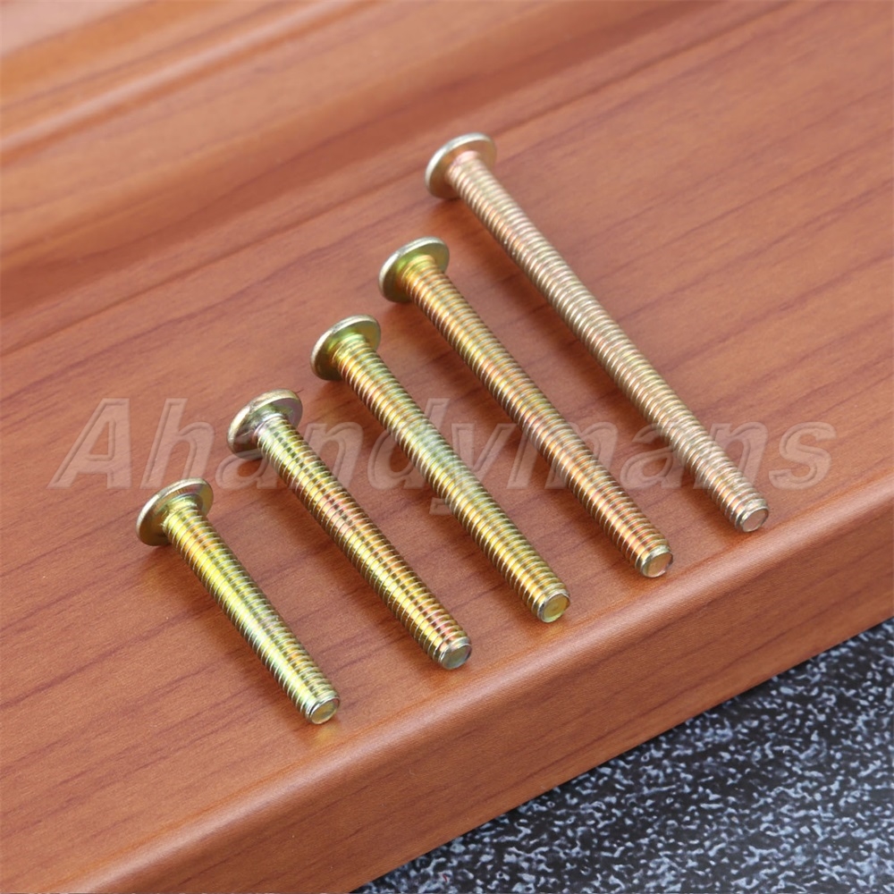 10Pcs M4 Threaded 2545mm Screws Kitchen Drawer Door Handle