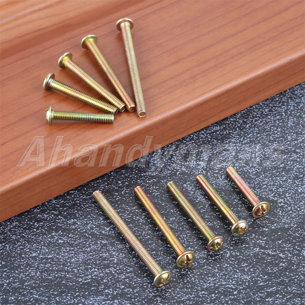 10Pcs M4 Threaded 2545mm Screws Kitchen Drawer Door Handle