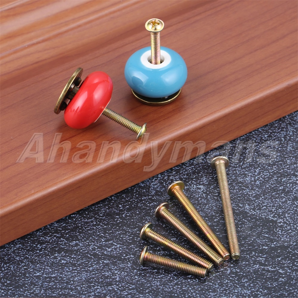 10Pcs M4 Threaded 2545mm Screws Kitchen Drawer Door Handle