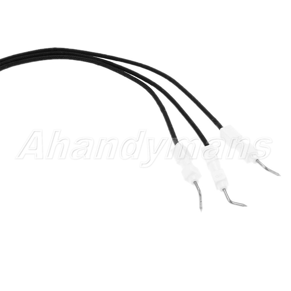 3X Ceramic Sparker Ignition Electrode Igniter Ignitor Wire With Striker