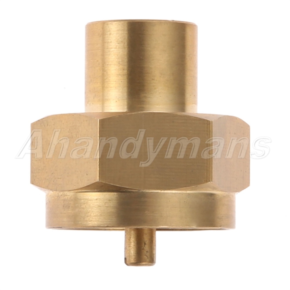 1pc 1LB Solid Brass Propane Gas Bottle Refill Adapter Connector 1/4" NPT Thread eBay