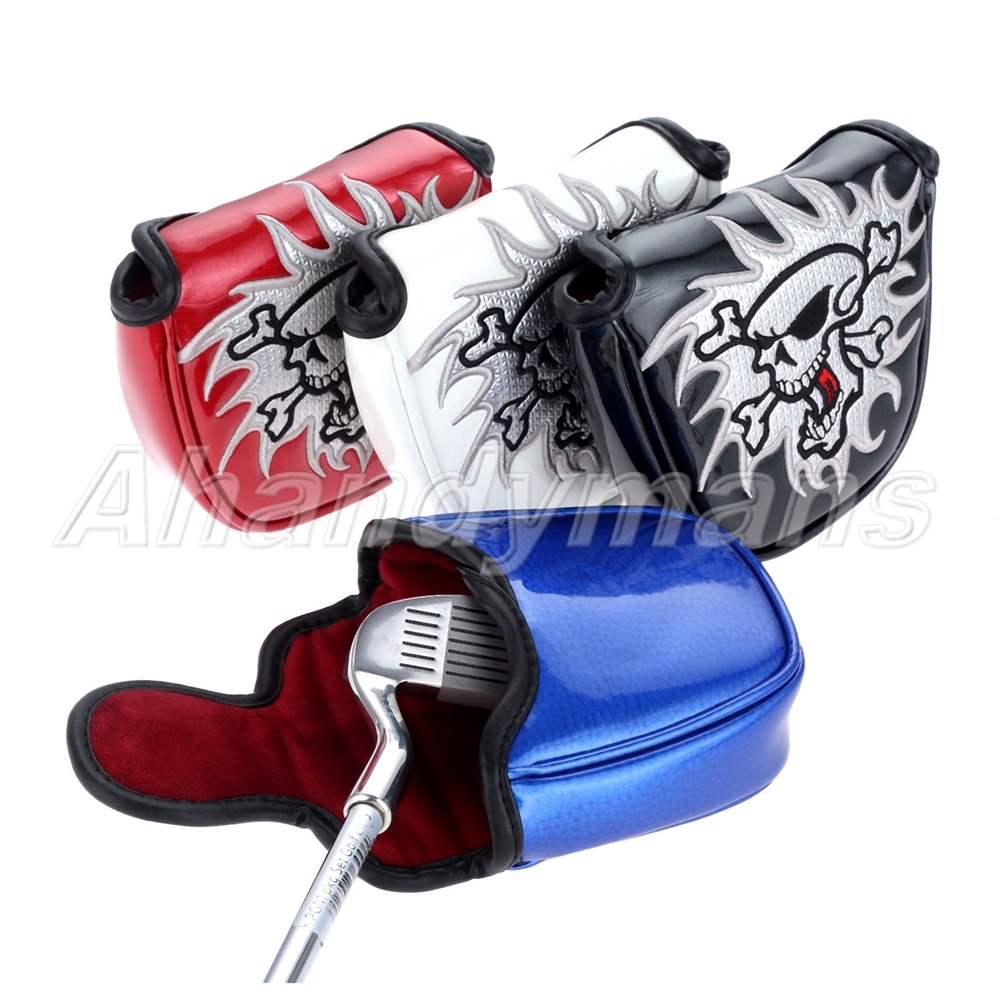 Cool Skull Pattern Mallet Style Golf Putter Head Cover Putter Headcover eBay